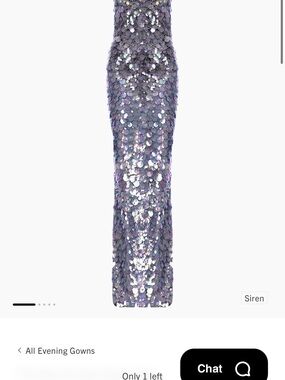 The New Arrivals Ilkyaz Ozel Isis Paillette Scoopneck Gown